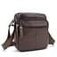 Шкіряний компактний чоловічий месенджер коричневий Tiding Bag M56-0080C - мініатюра 1