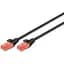 Патч-корд Digitus 2м, CAT 6 UTP, AWG 26/7, Cu, LSZH, black (DK-1617-020/BL) - миниатюра 1