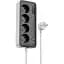 Мережевий подовжувач Hoco AC22 Sunlight 4-bit (PD30W/1C3A) Desktop Socket Black - мініатюра 1