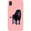 Чохол-накладка Toto Matt TPU 2 mm Print Case Xiaomi Redmi 7A #36 Blacklion Pink - мініатюра 1