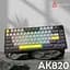 Клавіатура Ajazz AK820 Sea Salt Switch Black (AK820-SS-BGY) [163668] - мініатюра 6