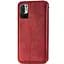 Чохол-книжка GETMAN Cubic (PU) для Xiaomi Redmi Note 10 5G / Poco M3 Pro (Red) [59757] - мініатюра 3
