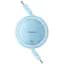 Кабель Baseus Free2Pull Mini Charging Cable USB-C to USB-C 60W 1 м Galaxy голубой - миниатюра 1