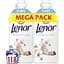 Набір кондиціонер для білизни Lenor Sensitive Cotton Freshness 2.478 л (2 шт. x 1,239 л) - мініатюра 1