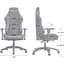 Кресло игровое Anda Seat Luna Size L Grey Fabric (AD18-44-GF) - миниатюра 10