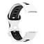 Силиконовый ремешок Primolux Sport для фитнес браслета Fitbit Charge 5/Charge 6 White Black/размер М - миниатюра 2