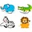 Деревянная шнуровка Viga Toys Африканские животные (51326) - миниатюра 1