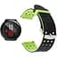 Двойной ремешок Primo с перфорацией для часов Xiaomi Huami Amazfit Sport Black Green - миниатюра 1