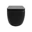 Унитаз подвесной Qtap Gemini безободковый с сиденьем Soft-close QT2533076EUQMB, Черный матовый - миниатюра 5