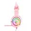 Накладні навушники Onikuma Gaming CAT with LED K9 7.1, USB, 2x3.5mm, 2.2m, pink - мініатюра 3