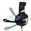Дротова гарнітура Hunterspider Gaming with LED V3, USB, 3.5mm, 2.2m, black-blue - мініатюра 3