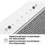 Витяжка Perfelli BIS 58844 WH 1200 LED - мініатюра 6