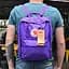 Рюкзак міський Fjallraven Kanken 16 л Classic Темно-фіолетовий - мініатюра 4