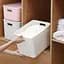 Ящик для зберігання МВМ My Home FH-14 XXL 360х257х240 мм білий (FH-14 XXL WHITE) - мініатюра 4