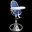 Стульчик для кормления Bloom Fresco Silver/Riviera blue (E10535-S\E10540-RBL) - миниатюра 4