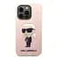 Чехол Karl Lagerfeld Liquid SilicOne Ikonik NFT для iPhOne 14 Pro Max Pink - миниатюра 2