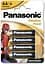 Лужні батарейки пальчикові Panasonic 1,5V АА LR06 Alkaline Power Rangers, 4 шт. (LR6REB/4BPRPR) - мініатюра 1
