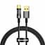 Кабель Baseus Explorer Series Auto Power-Off Fast Charging Data Cable USB to Type-C 100W 2m CATS000301 Black - мініатюра 1