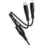 Дата кабель Hoco X123 Victory 2in1 Type-C to Lightning/Type-C 3A (1m) - миниатюра 4