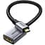 Кабель Ugreen Micro HDMI штекер to HDMI 2.0 роз'єм 4K 60Hz 3D нейлонова обплетення 25CM Gray (HD149) - мініатюра 1