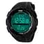 Наручний годинник чоловічий Skmei 1025 Black, 1025BK (15876) - мініатюра 2