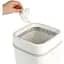 Мусорное ведро МВМ My Home без крышки 240х230х363 мм бело-серое (BIN-25 15L WHITE/GRAY) - миниатюра 6