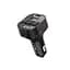 FM модулятор XO BCC17 Car Charger Smart Bluetooth Dual Port PD 30W Чорний (BCC17.black) - миниатюра 2