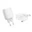 Зарядное сетевое HOCO C78A Highway 2USB 2.4A Type C Белый - миниатюра 2