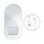 Беспроводное зарядное устройство для Baseus Simple 2 in 1 AirPods Pro Белый (WXJK-C02) - миниатюра 4