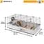 Клітка Ferplast Modular 3 для кроликів та морських свинок - мініатюра 2