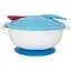Тарелка на присоске с термоложкой и крышкой Mega Zayka MGZ-0101 (Blue) - миниатюра 1