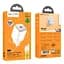 Адаптер мережевий Hoco Mighty single Port charger N40 (Type-C to Lightning set) |1Type-C, 20W/3A, PD/QC| - мініатюра 2