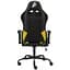 Игровое кресло 1stPlayer S01 Black-Yellow, максимально допустимая нагрузка 120 кг, регулируемая спинка с углом наклона до 170 градусов, в комплекте поясничная подушка. - миниатюра 2