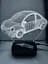 Світильник нічник 3D VW Beetle USB, акумулятор - мініатюра 2