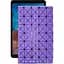 Чехол StatusCASE из экокожи для планшета Xiaomi Mi Pad 4 Plus Фиолетовый ромб - миниатюра 1
