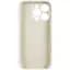 Чехол Epik Silicone Case Full Camera Protective (AA) для Apple iPhone 15 Pro Max (6.7) Бежевый / Antique White - миниатюра 3