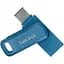 USB флеш-накопитель SanDisk Dual Drive 64GB USB-А + USB-C Navy Blue [SDDDC3-064G-G46NB] [94249] - миниатюра 3