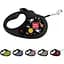 Повідець-рулетка для собак Waudog R-leash, малюнок "NASA", M, до 25 кг, 5 м, світловідбиваюча стрічка чорний - мініатюра 5