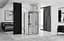 Душова кабіна Rea Rapid Swing 80x70 black REA-K6421 + REA-K6407, Чорний матовий, Універсальна, прозрачний, Чорний матовий - мініатюра 3