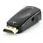 Адаптер Cablexpert HDMI-VGA/3.5 мм, чорний (AB-HDMI-VGA-02) - мініатюра 1