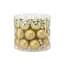 Ялинкова іграшка Chomik скляні кульки 24 шт, 2,5 см, золотисті (5900779882126_1) - мініатюра 1