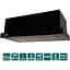 Вытяжка Ventolux Garda 60 BK (700) LED - миниатюра 2