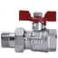 Кран кульовий прямий з американкою Arco 3/4″ Sena 154104 - мініатюра 3