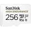 Карта памяти SanDisk 256GB microSD class 10 UHS-I U3 V30 High Endurance (SDSQQNR-256G-GN6IA) - миниатюра 1