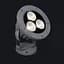 Светильник Brille садовый металлический AS-15 3*7W WW IP65 GY - миниатюра 6