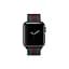 Ремінець Creasted для годинника Milanese loop steel bracelet Apple watch, 38 40 мм Black red - мініатюра 3