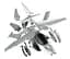 Конструктор Airfix літак Harrier Quickbuild багатобарвний J6009 - мініатюра 4