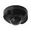 IP-видеокамера 8Mp Ajax DomeCam Mini (8 Mp/2.8 mm) (8EU) ASP Black f=2.8mm с микрофоном (26-00388) - миниатюра 3