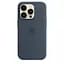 Силіконовий чохол CasePro Silicone Case with MagSafe Storm Blue для iPhone 14 Pro - мініатюра 2