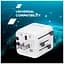 Переходник Canyon Travel Adapter OnTour One EU/UK/US/AUS White (CNS-TA1005W) - миниатюра 8